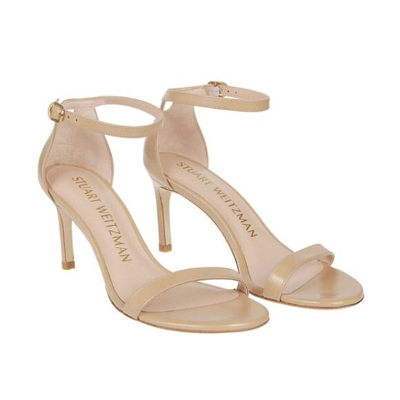 Stuart Weitzman Shoes - NUNAKEDSTRAIGHT STRAP SANDAL in Adobe Women's Size 10